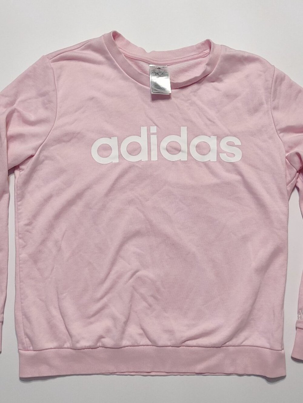 Adidas Women's Long Sleeve Soft Stretch Graphic Logo Sweatshirt Size XL